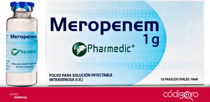 COFEPRIS emite alerta sanitaria por falsificación de Meropenem 1g