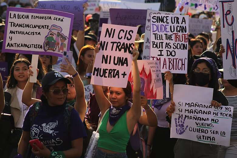 Este 8 de marzo, miles de mujeres exigieron respeto a sus derechos. Foto: Nadia Bernal