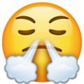 Emoji de cara de enfado