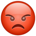 Emoji de cara cabreada