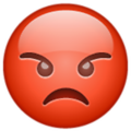 Emoji de cara cabreada
