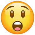 Emoji de cara de asombro