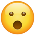 Emoji con cara de sorpresa