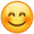 1f60a, emoji sonriente ruborizado