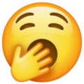 Emoji de bostezo