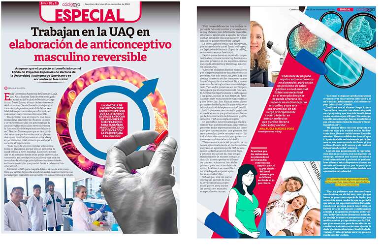 LA UAQ actualmente desarrollo un nuevo método anticonceptivo masculino