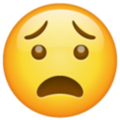 Emoji de angustia
