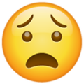 Emoji de angustia