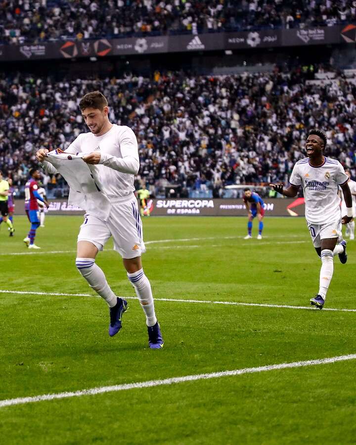 Fede Valverde aprovechó un contragolpe para poner cifras definitivas