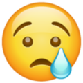Emoji de cara llorando
