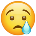 Emoji de cara llorando