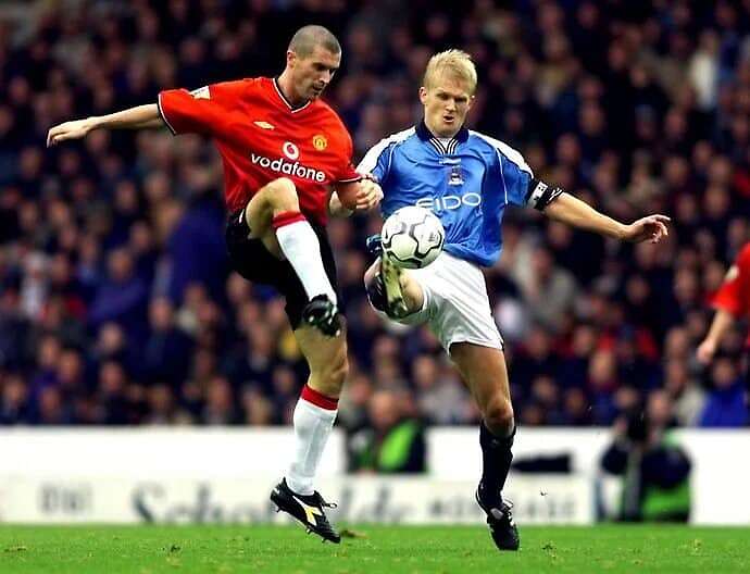 Alfie Haaland jugó para el Manchester City, en una etapa anterior a los petrodólares
