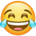 Emoji 1f602, cara llorando de risa