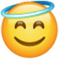 1f607, emoji con aureola