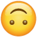 1f643, emoji de sonrisa del revés