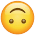 1f643, emoji de sonrisa del revés