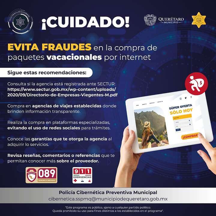 Policía Cibernética dio a conocer recomendaciones para evitar fraudes por redes sociales. Foto: Especial