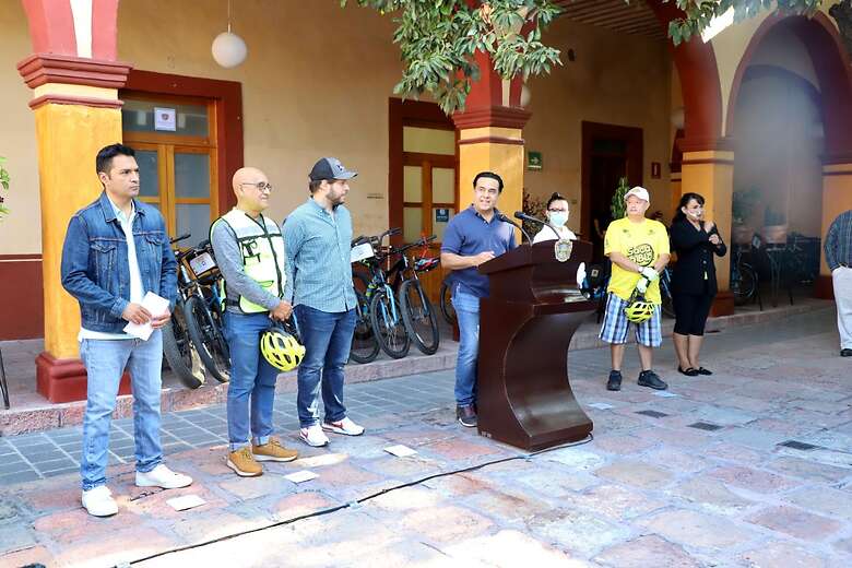 Luis Nava recordó que el municipio cuenta con 285 kilómetros de ciclovía,