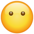Emoji 1f636, cara sin boca