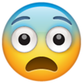 Emoji de cara asustada