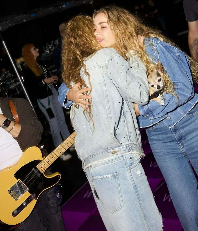 Candela Márquez convivió con Shakira durante los ensayos del concierto en Charlotte, Carolina del Norte