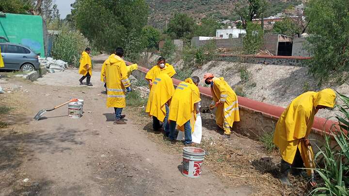 El ejercicio comenzó con la alerta temprana de un pronóstico del tiempo con lluvias fuertes