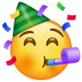 Emoji de fiesta 1f973
