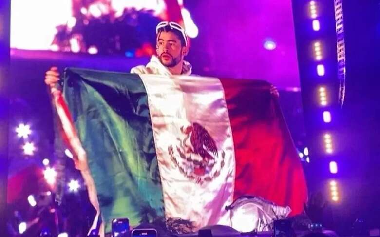 El Conejo Malo durante uno de sus conciertos en el BBVA de Monterrey