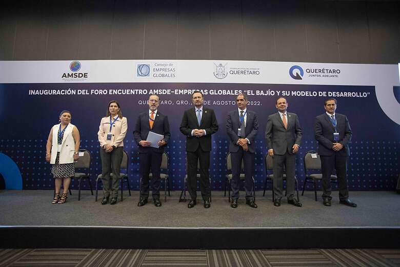 Mauricio Kuri inauguró el foro “Encuentro AMSDE – Empresas Globales El Bajío y su Modelo de Desarrollo”