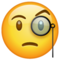 Emoji de cara con monoculo1f9d0