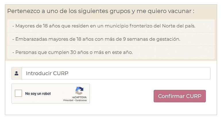 Habilitan registro de personas de 30 a 39 años para recibir vacuna contra COVID-19. Foto: Especial
