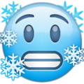 Emoji 1f976 de frío