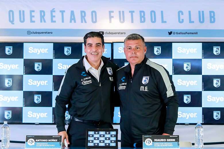 Mauro Gerk será director técnico de los Gallos Blancos de Querétaro durante un año. Foto: Especial