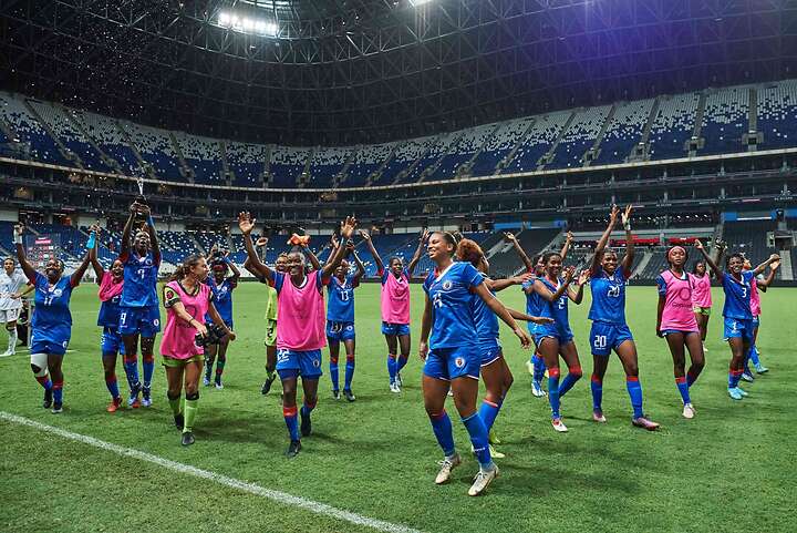 En el Estadio BBVA, Haití derrotó por goleada a la Selección Femenil de México. Foto: Mexsport