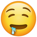 Emoji 1f924, cara babeando