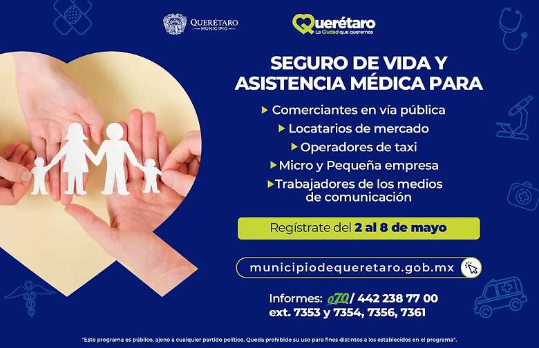 El municipio de Querétaro anunció seguro de vida y atención médica para periodistas. Foto: Especial