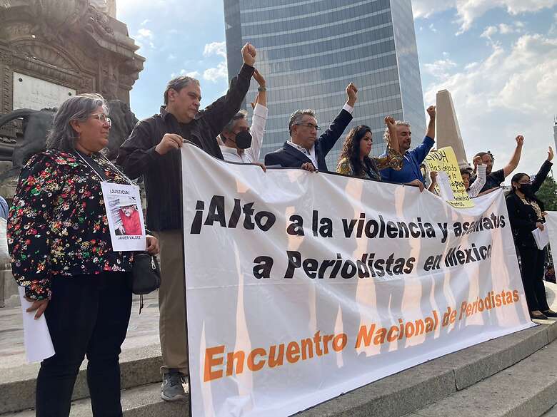 Periodistas se manifestarán en la glorieta del Ángel de la Independencia en Ciudad de México