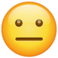 Emoji 1f610, cara neutral