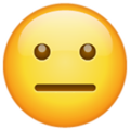 Emoji 1f610, cara neutral