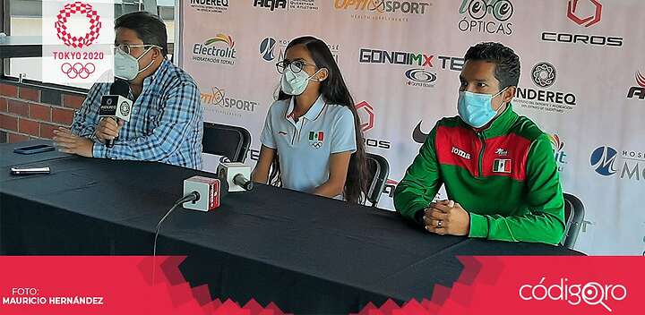 La maratonista queretana Daniela Torres celebró que la salud mental haya sido el tema central de Tokio 2020. Foto: Mauricio Hernández