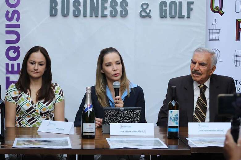 La secretaria de Turismo, Mariela Morán Ocampo, aseguró que a través del Golf se logra promover los atractivos turísticos de Querétaro