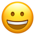 Emoji U+1F600 de cara sonriendo