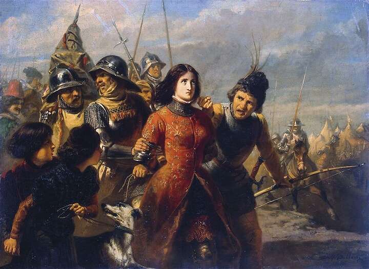 Juana de Arco fue vendida al ejército inglés y trasladada a Ruán para ser juzgada por un tribunal eclesiástico