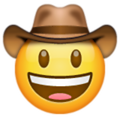 Emoji de sombrero de vaquero 1f920