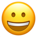 Emoji U+1F600 de cara sonriendo