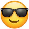 Emoji de cara con gafas de sol1f60e