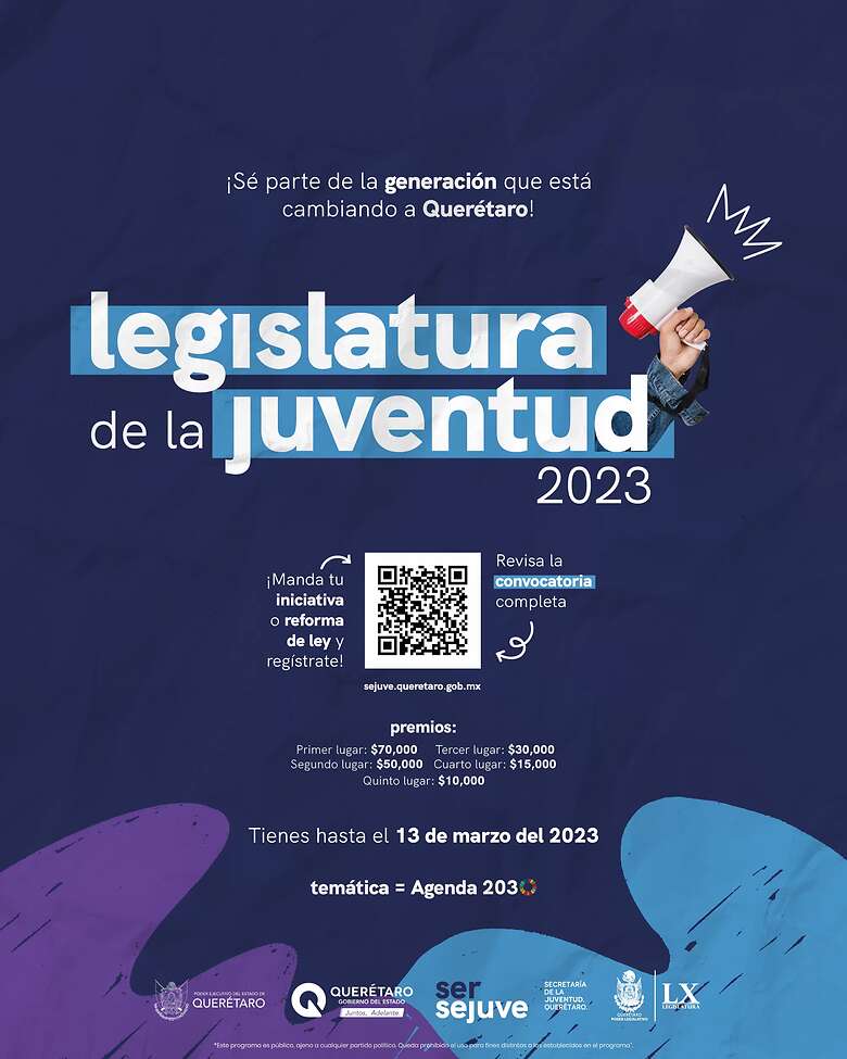 La Sejuve lanzó la convocatoria para la Legislatura de la Juventud. Foto: Especial