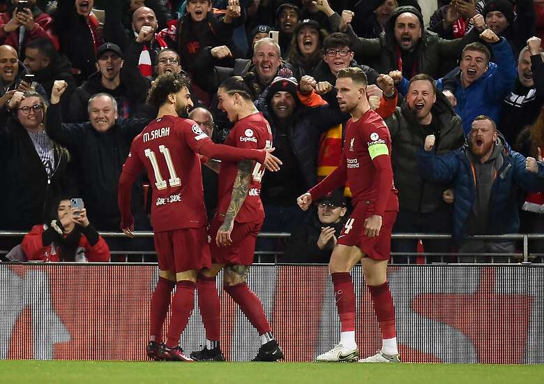 Darwin Núñez abrió el marcador con un golazo de espuela