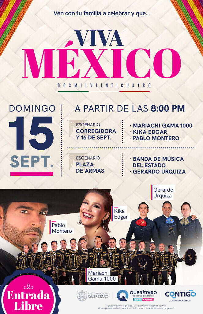 Anuncian programa artístico de las Fiestas Patrias 2024. Foto: Especial