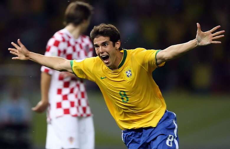 Kaká anotó el gol con el que Brasil derrotó a Croacia en el Mundial de Alemania 2006